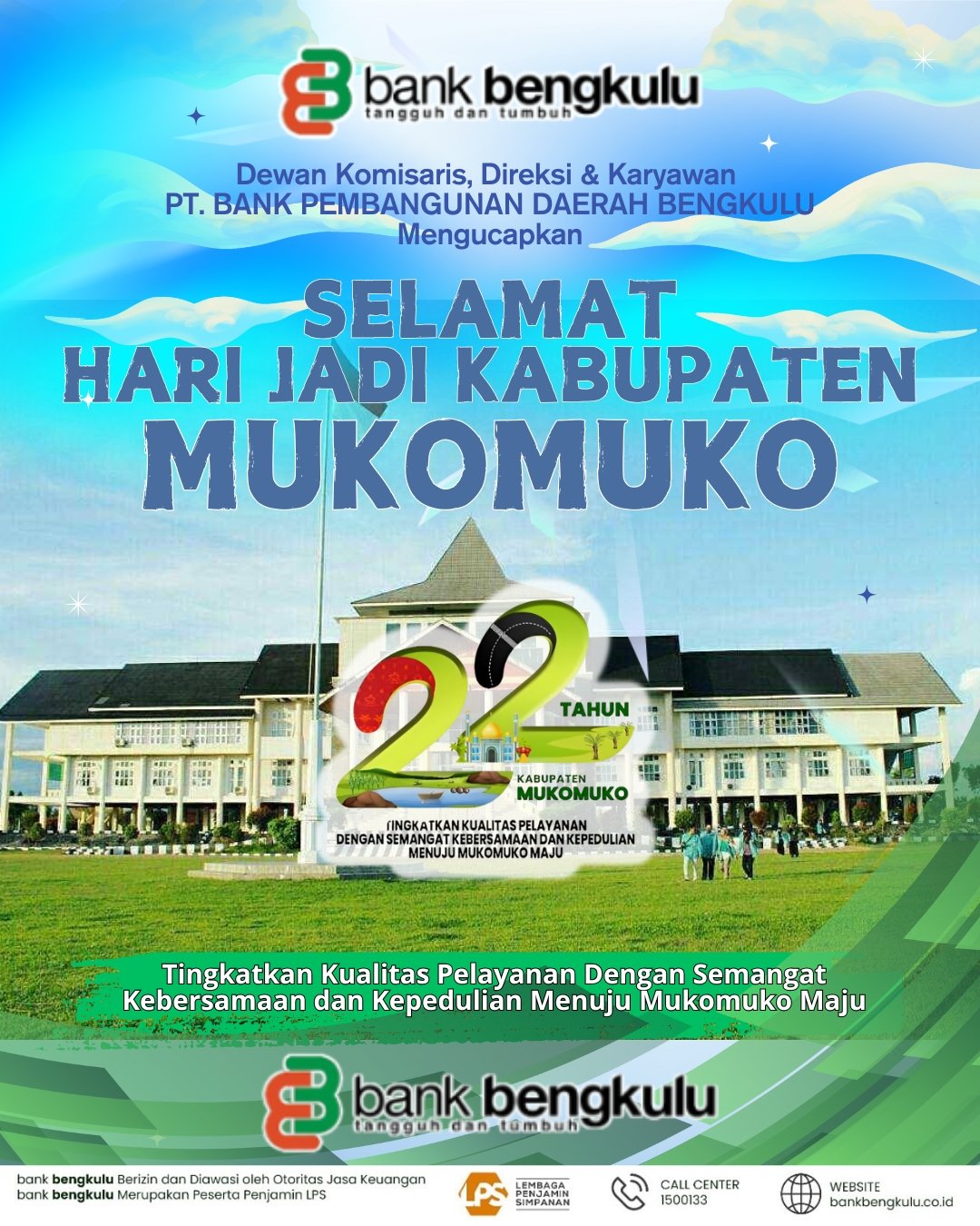 Biru Ilustratif Selamat Hari Olahraga Nasional Instagram Post